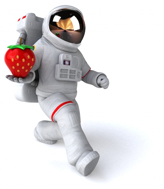 Leuke astronaut-animatie