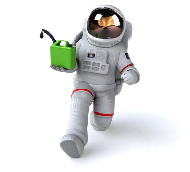 Leuke astronaut illustratie