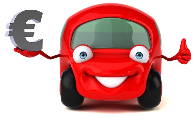 Leuke auto illustratie