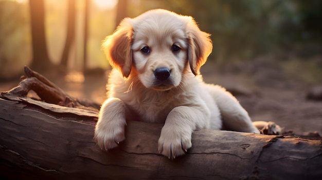 Leuke baby golden retriever