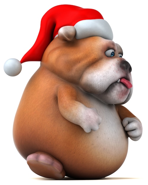 Leuke bulldog - 3D-personage