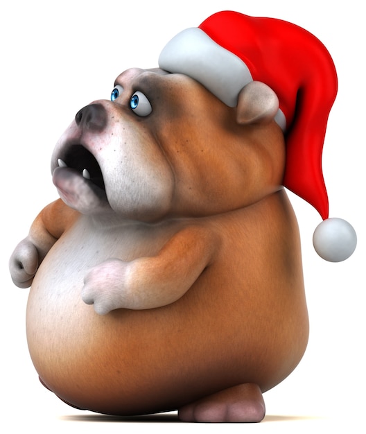 Foto leuke bulldog - 3d-personage