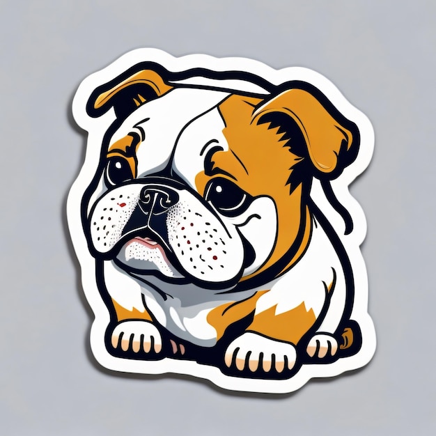 Leuke Bulldog-sticker 2