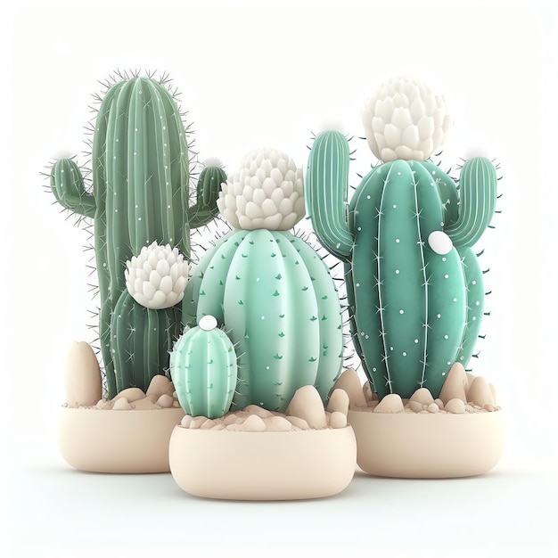 Leuke cactusillustratie