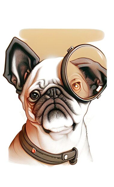 Leuke cartoon hond