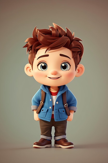 Leuke cartoon personage vector illustratie