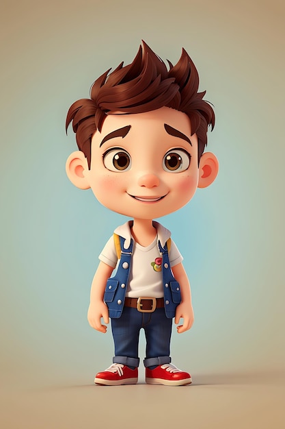 Leuke cartoon personage vector illustratie