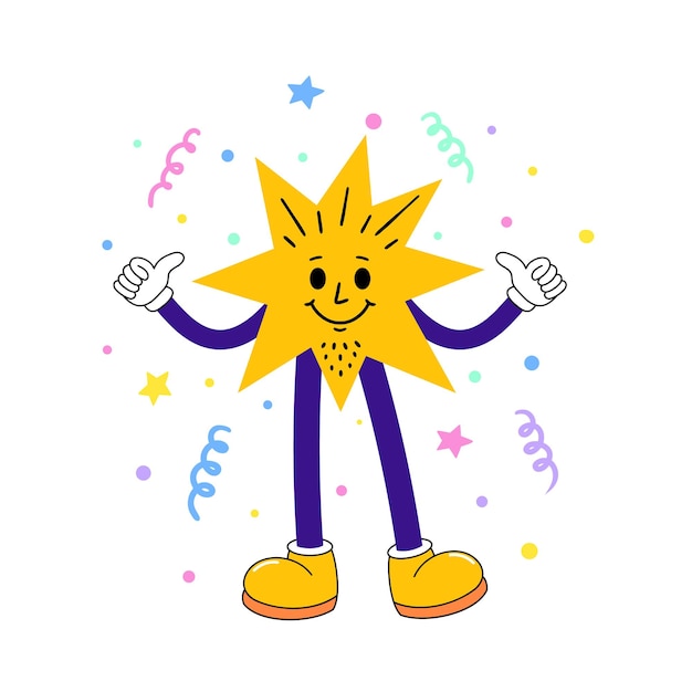 Leuke cartoon personage