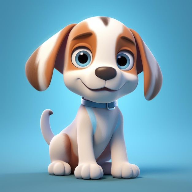 Leuke Chibi Beagle geanimeerde tv-reclame voor Puppy Pet San