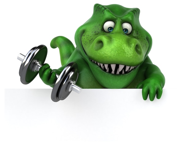 Leuke dinosaurus - 3D illustratie