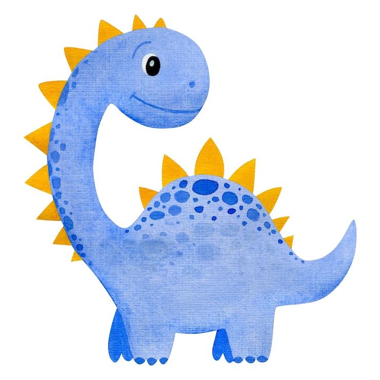 Foto leuke dinosaurus aquarel illustratie