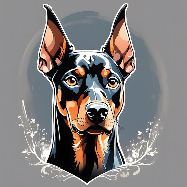 Foto leuke doberman pinscher