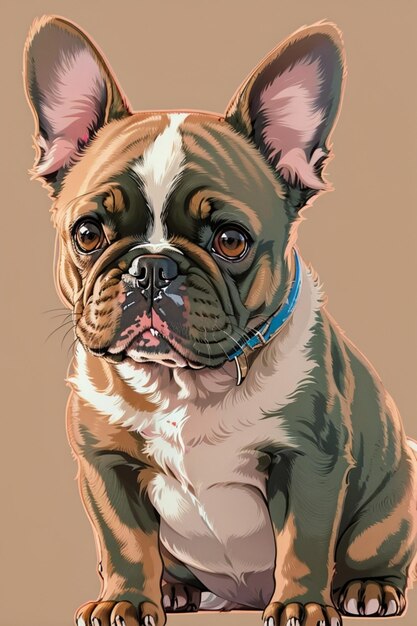 Leuke en slimme Franse Bulldog