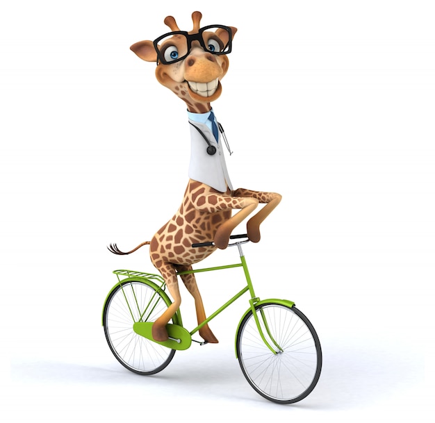 Leuke giraffe animatie