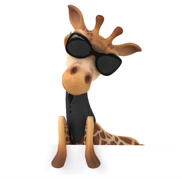 Leuke giraffe animatie