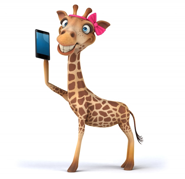 Leuke giraffe animatie