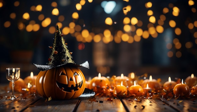 Leuke Halloween-achtergrond voor banner