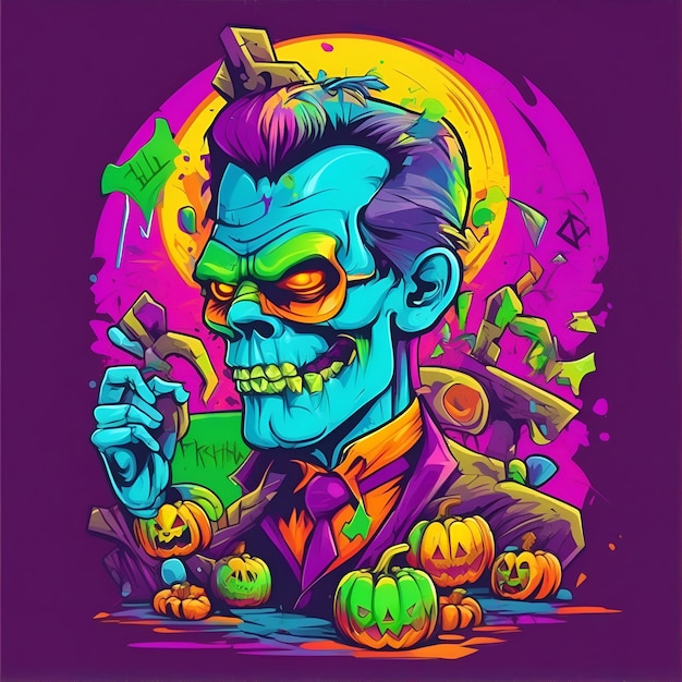 Leuke halloween illustraties