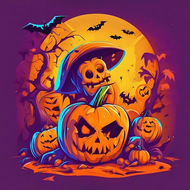 Leuke halloween illustraties