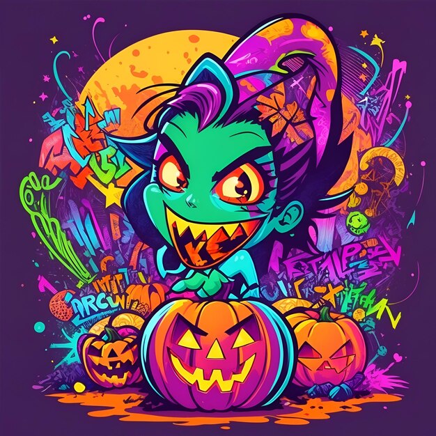 Leuke halloween illustraties