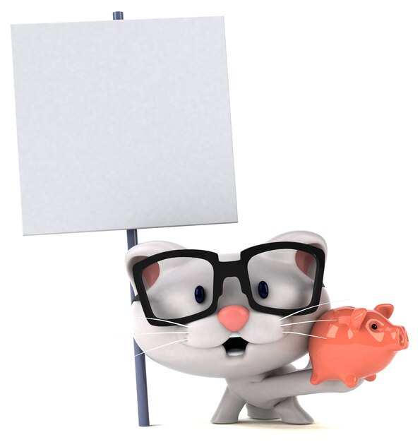 Leuke kat illustratie