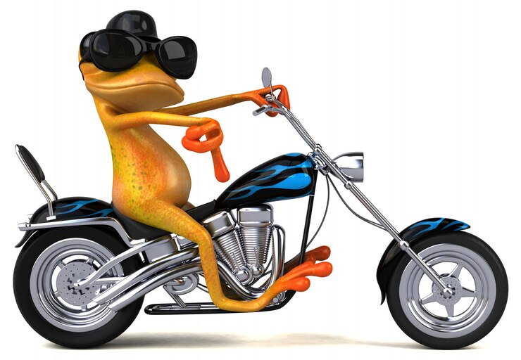 Foto leuke kikker animatie