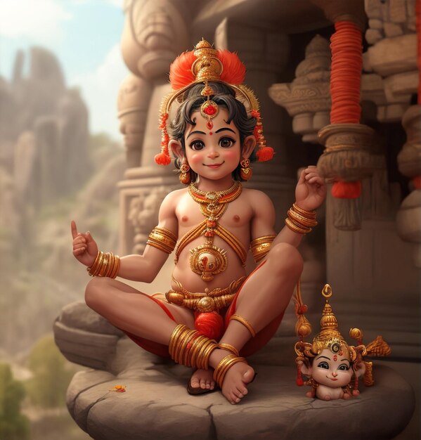 Leuke kleine Hanuman.