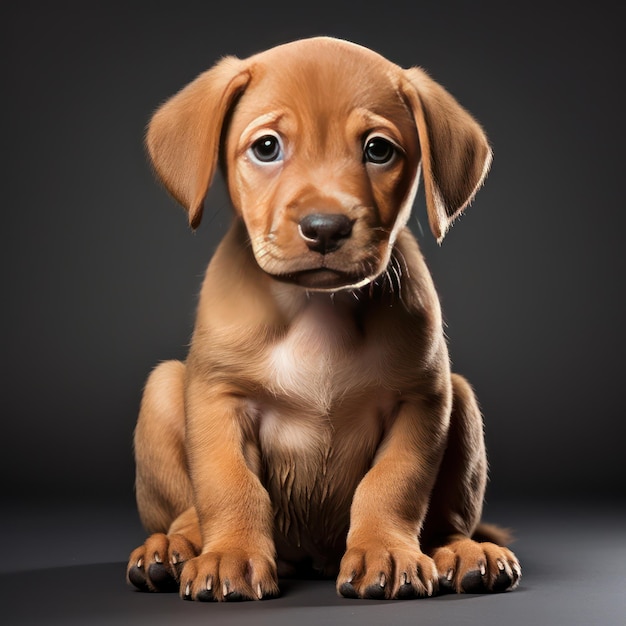 Leuke kleine labrador puppy.