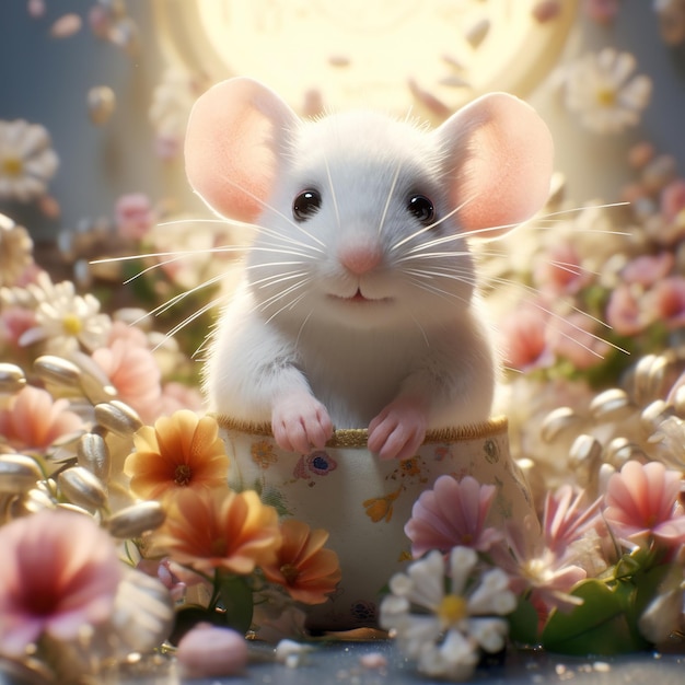 Leuke kleine muis