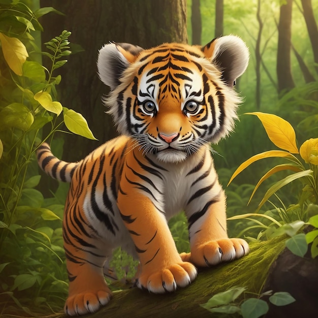Leuke kleine tijger.