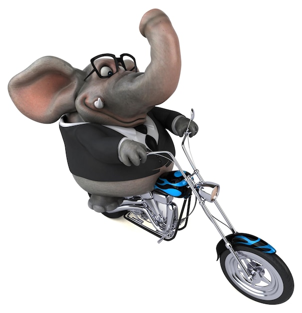 Leuke olifant - 3D illustratie