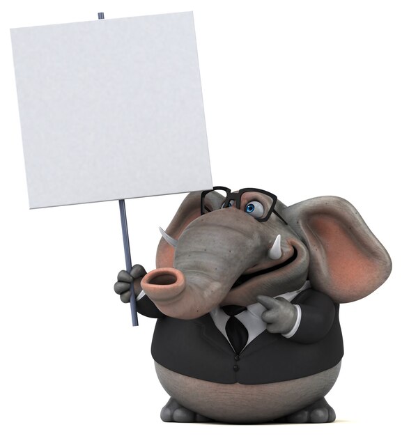 Leuke olifant - 3D-personage