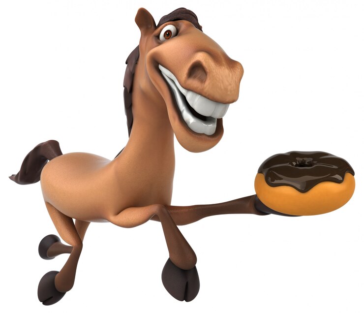 Foto leuke paardenanimatie