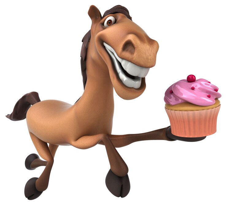 Foto leuke paardenanimatie