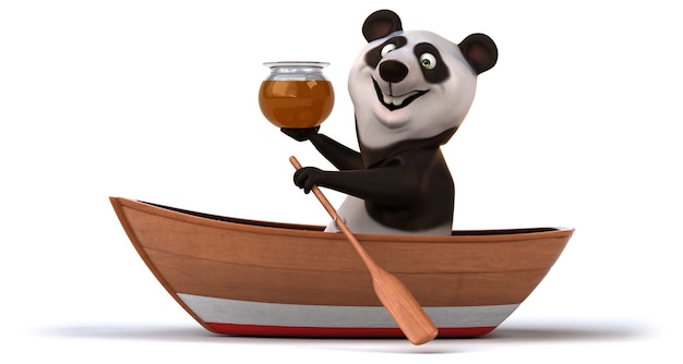 Leuke panda-animatie