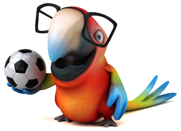 Leuke papegaaien animatie