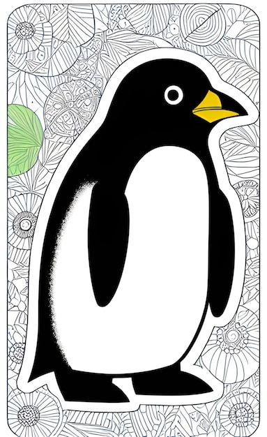 Leuke pinguïn.