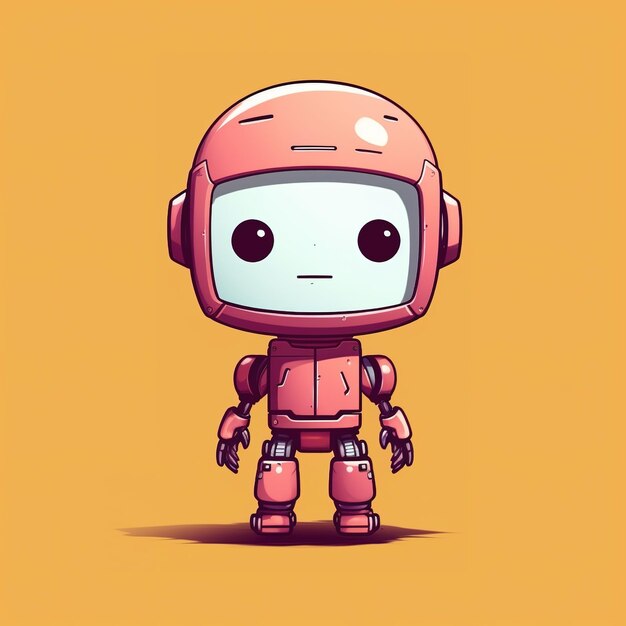 Leuke robot illustratie