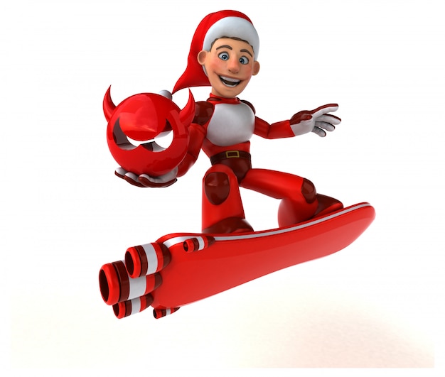 Leuke Super Santa Claus-animatie