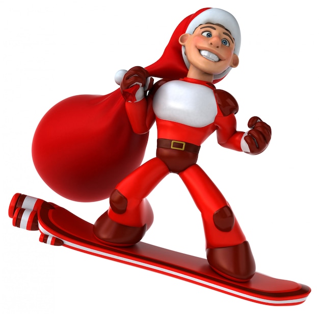 Leuke Super Santa Claus-animatie