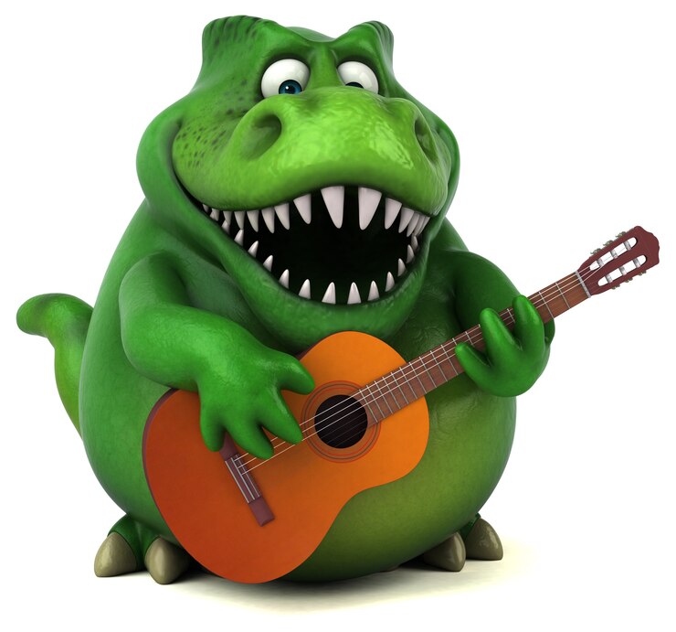 Foto leuke trex - 3d illustratie
