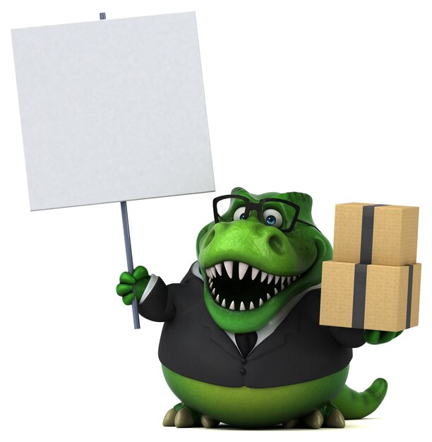 Leuke Trex - 3D illustratie