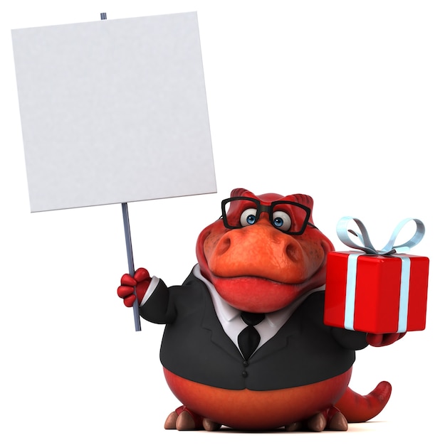 Leuke Trex - 3D illustratie