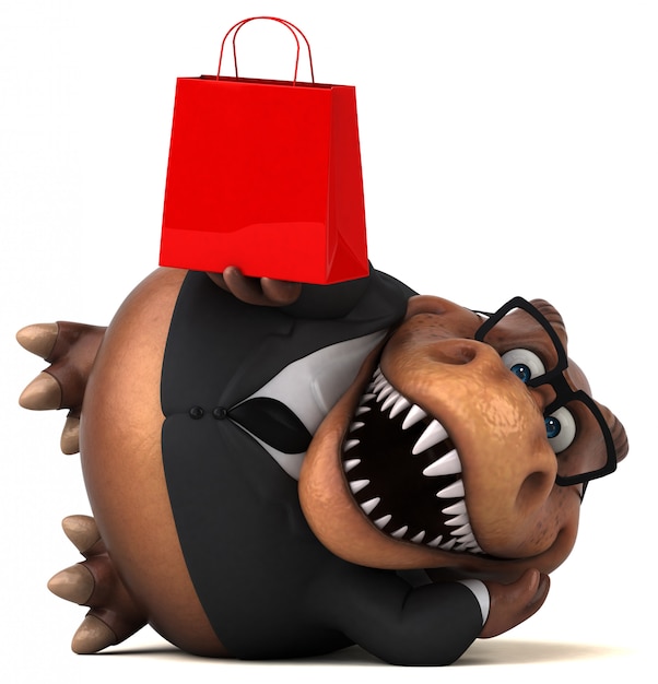 Leuke Trex 3D illustratie