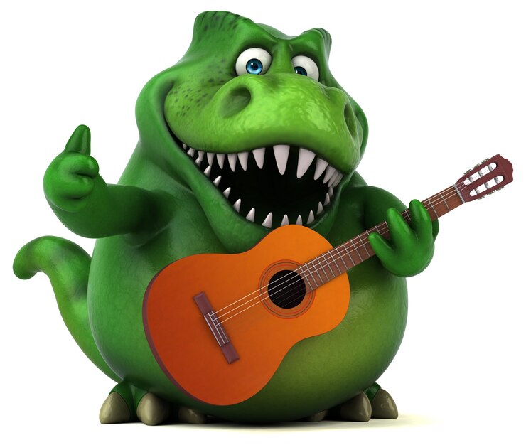 Foto leuke trex - 3d illustratie