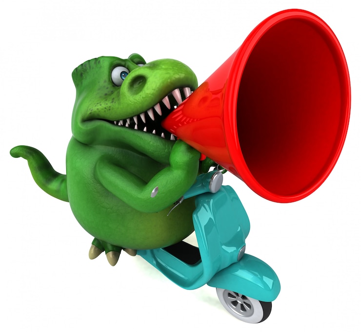 Foto leuke trex-animatie