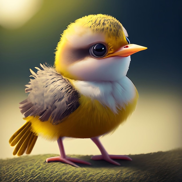 Leuke Tweety Bird AI gegenereerd