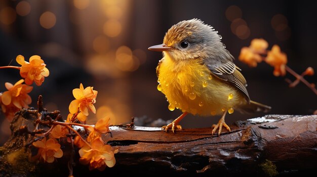 Foto leuke vogel foto generatieve ai