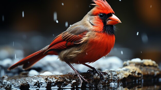 Leuke vogel foto generatieve ai