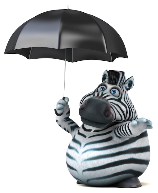 Leuke zebra illustratie